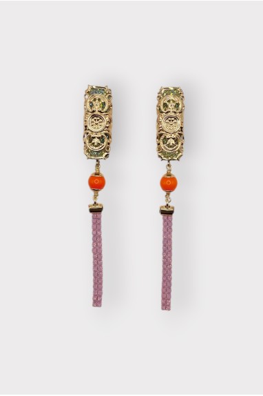 Boucles d'oreilles TOTEM LONGUES