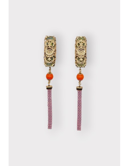 Boucles d'oreilles TOTEM LONGUES