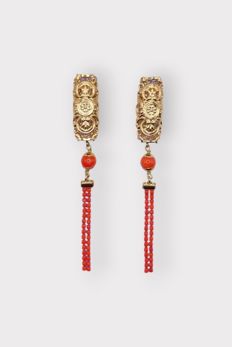 Boucles d'oreilles TOTEM LONGUES