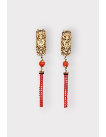 Boucles d'oreilles TOTEM LONGUES