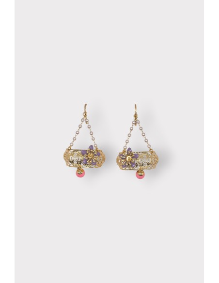 Boucles d'oreilles TOTEM CAMÉLIA