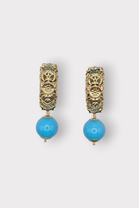 Boucles d'oreilles TOTEM BOULE