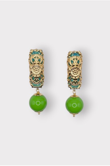 Boucles d'oreilles TOTEM BOULE 2