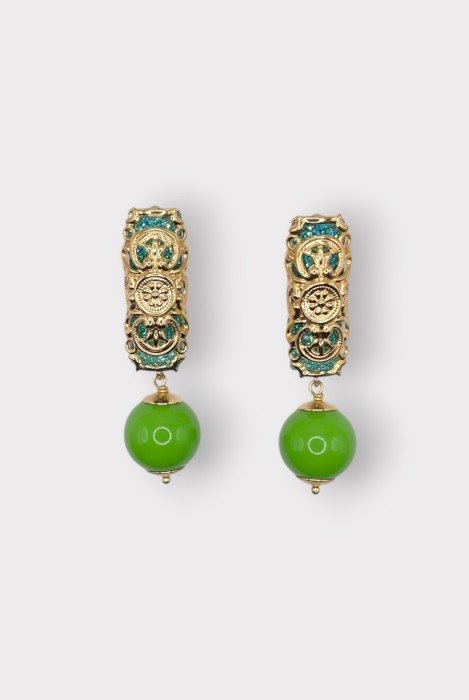 Boucles d'oreilles TOTEM BOULE