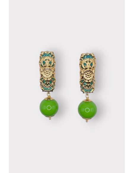 Boucles d'oreilles TOTEM BOULE