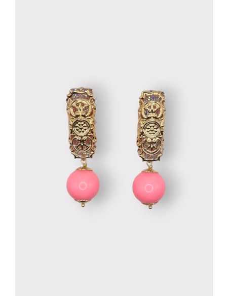 Boucles d'oreilles TOTEM BOULE