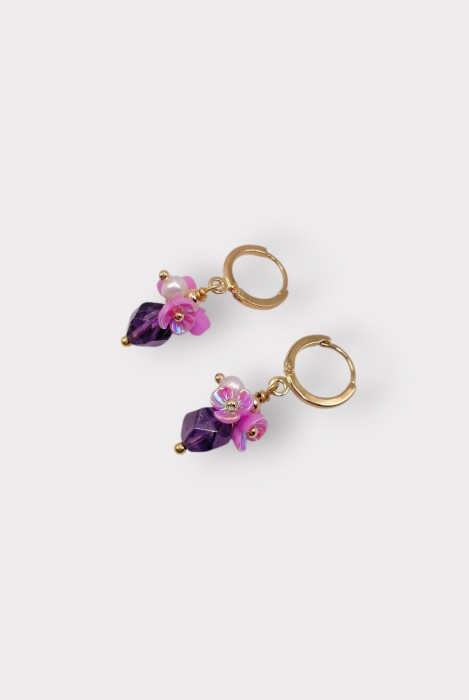 Boucles d'oreilles ROSARIUM GRAPPE