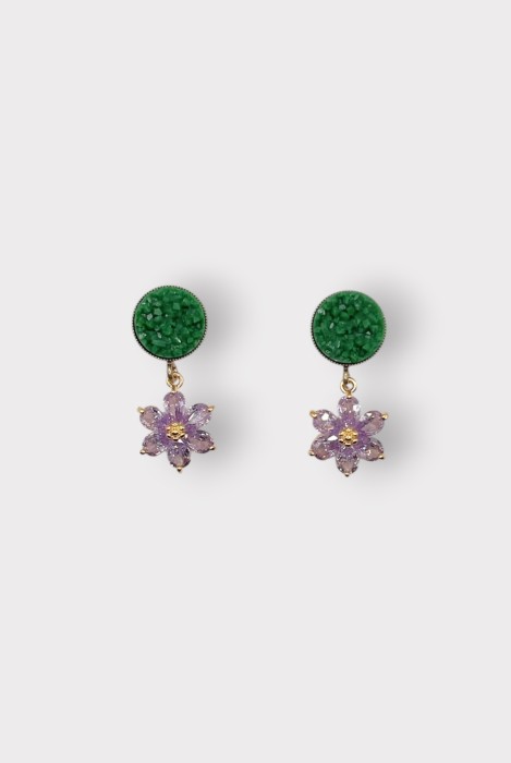 Boucles d'oreilles ROSARIUM SUCRE
