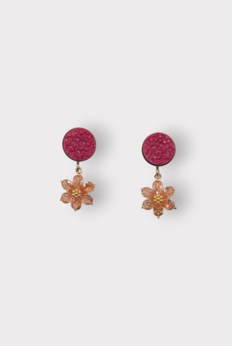 Boucles d'oreilles ROSARIUM SUCRE