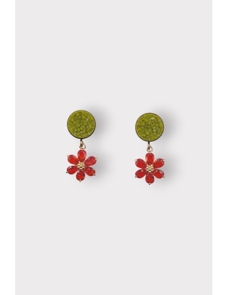 Boucles d'oreilles ROSARIUM SUCRE