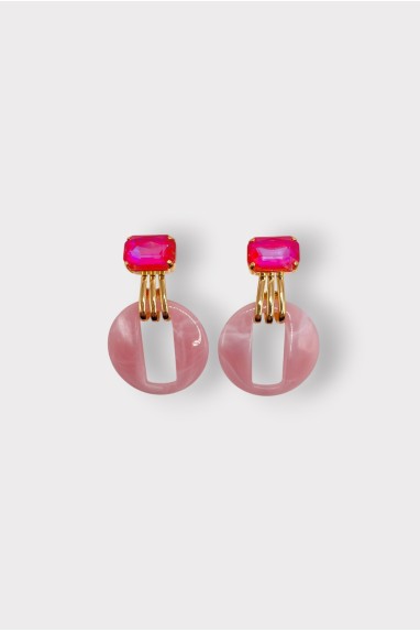 Boucles d'oreilles OCULUS STRASS