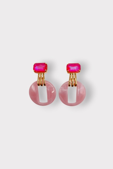 Boucles d'oreilles OCULUS STRASS