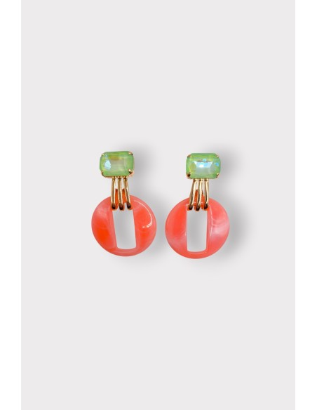 Boucles d'oreilles OCULUS STRASS