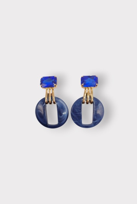 Boucles d'oreilles OCULUS STRASS