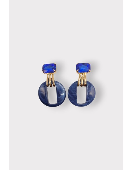 Boucles d'oreilles OCULUS STRASS