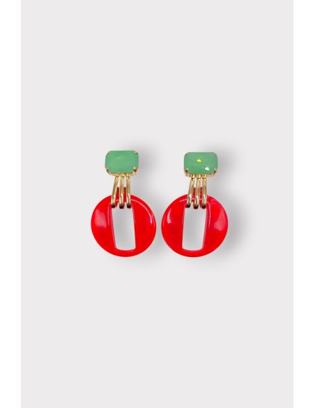 Boucles d'oreilles OCULUS STRASS