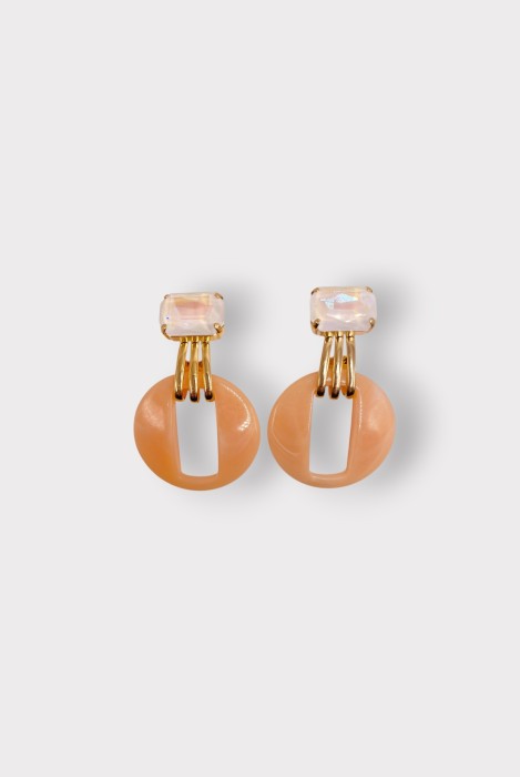 Boucles d'oreilles OCULUS STRASS