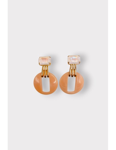 Boucles d'oreilles OCULUS STRASS
