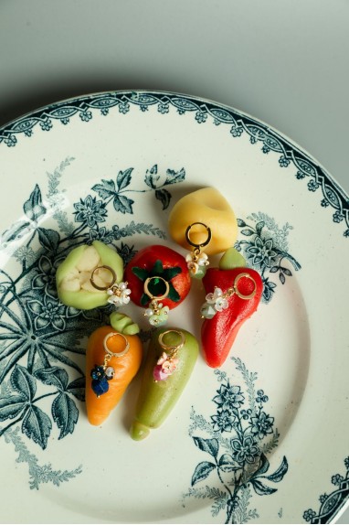 Boucles d'oreilles ROSARIUM GRAPPE