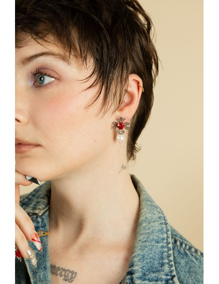 Boucles d'oreilles FORTUNE PERLE PM