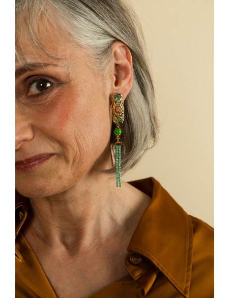Boucles d'oreilles TOTEM LONGUES