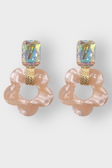 Florem strass earrings