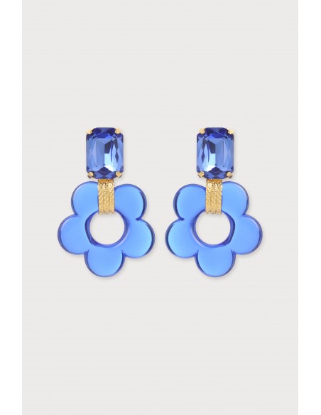 Florem strass earrings