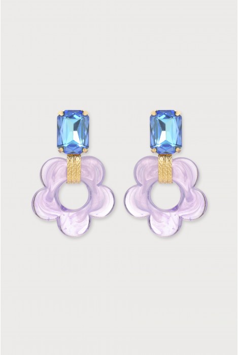Florem strass earrings