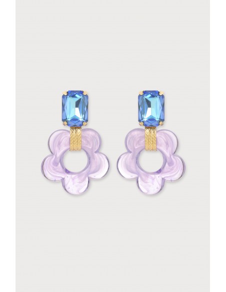 Florem strass earrings