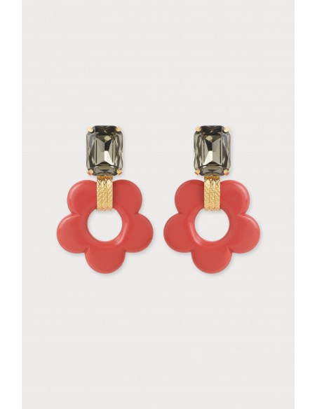 Florem strass earrings
