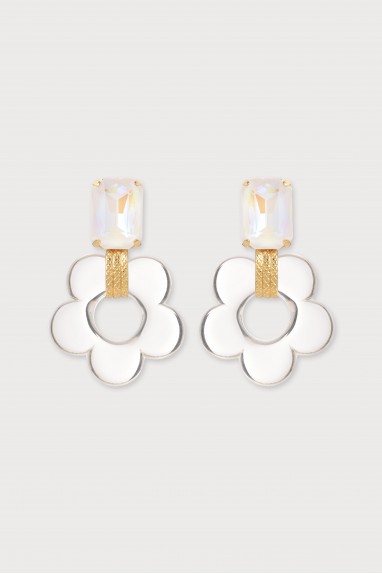 Florem strass earrings