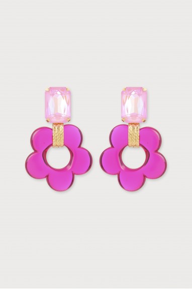 Florem strass earrings 2