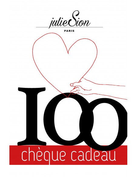 chèque cadeau Julie Sion 100€