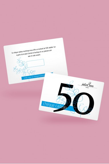 Carte cadeau Premium 50€