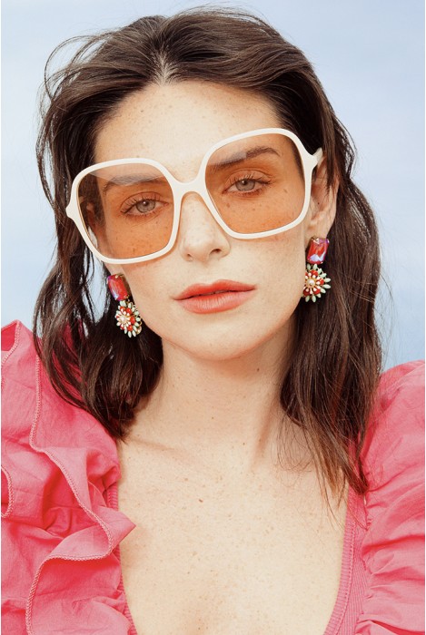 Boucles d'oreilles CAMÉLIA STRASS