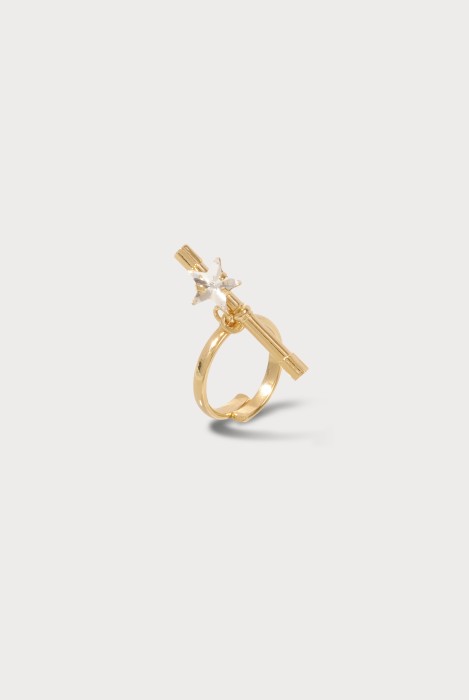 Bague Magic ornée d'un strass en forme d'étoile.
