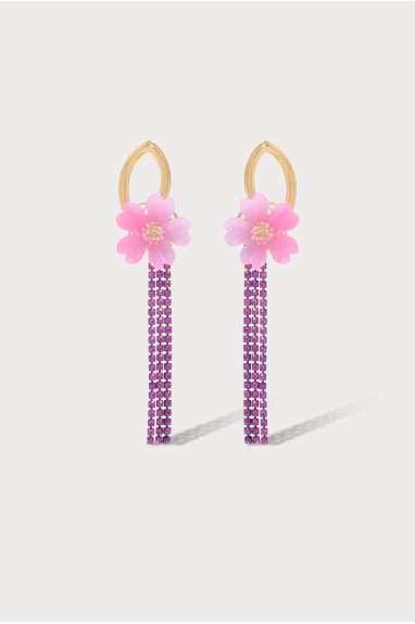 Boucles d'oreilles Orchid