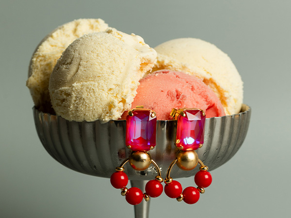 boucles d'oreilles &agrave; clips